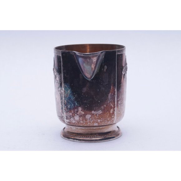 Silver-Plated Antique Creamer and Sugar Bowl, WMF, EP Silver Plated, Germany - Picture 6 of 8